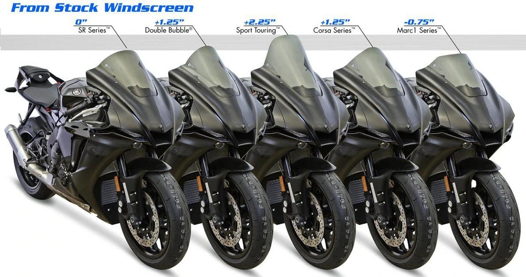 【爆買い！】 Windshields Racing Gravity Zero for YZF / YZF-R1 Yamaha the パーツ